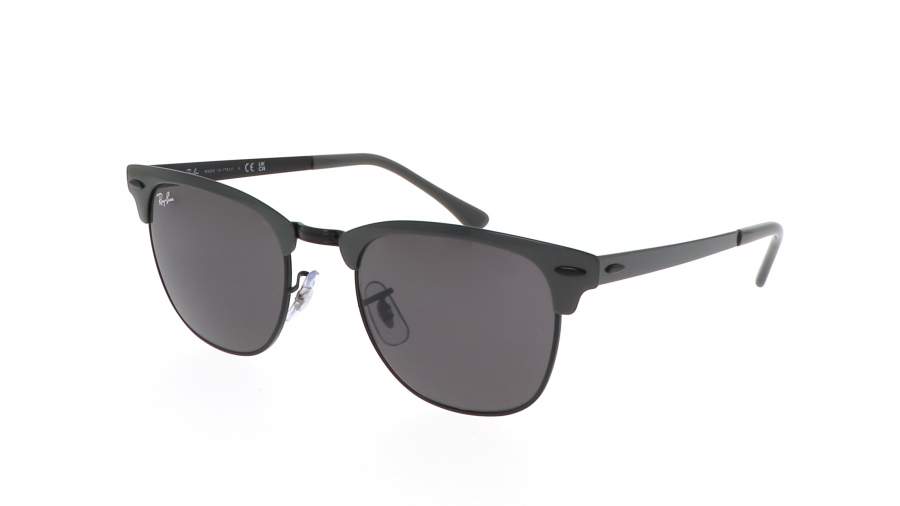 Occhiali da sole Ray-Ban Clubmaster Metal RB3716 9256/B1 51-21 Grey on black in stock