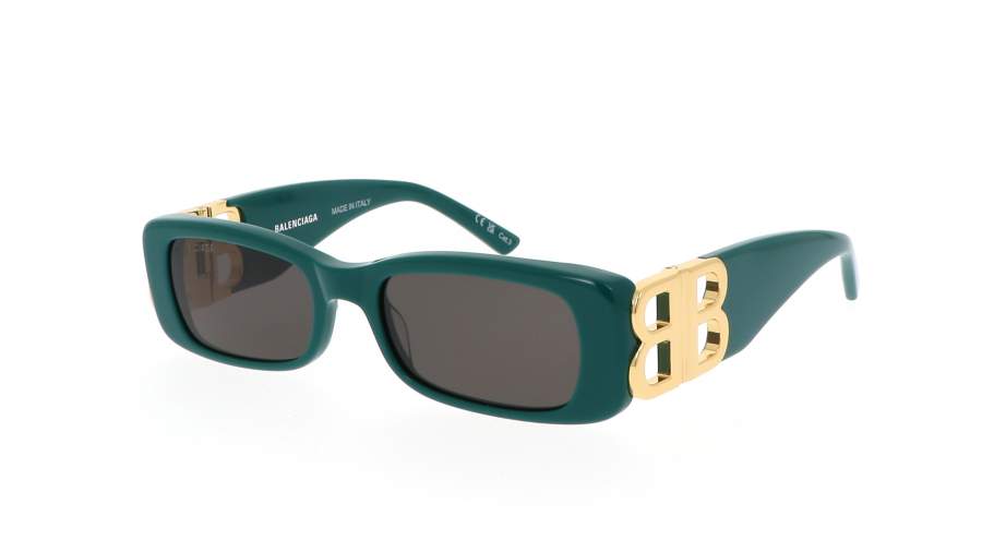 Occhiali da sole Balenciaga Everyday BB0096S 006 51-18 Verde in stock