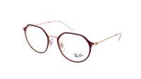 Ray-Ban RY1058 4077 47-18 Matte Bordeaux on Rose Gold