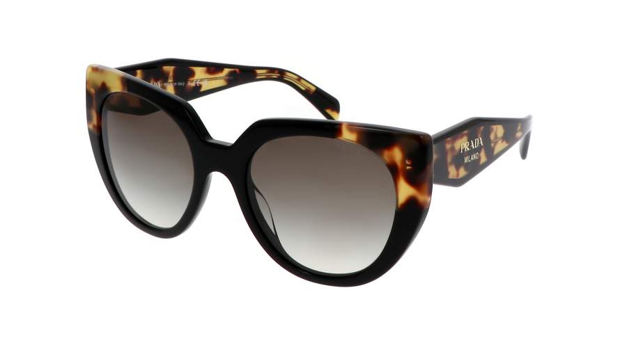 Occhiali da sole Prada Eyewear PR 14WS 3890A7 52-20 Black/Medium Tortoise in stock