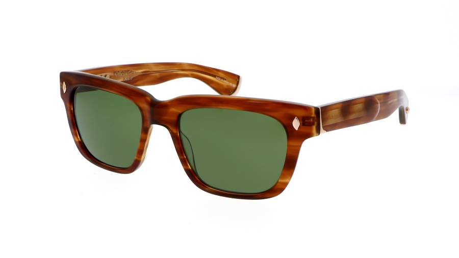 Occhiali da sole Garrett Leight Glco x officine generale sun 2118 DB/PGN 50-20 Demi Blonde/Pure green in stock