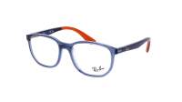 Ray-Ban RY1619 3775 49-16 Transparent Blue on Rubber Orange