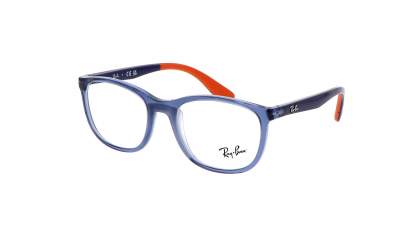 Occhiali da vista Ray-Ban RY1620 3775 48-17 Transparent Blue on Rubber Orange in stock