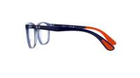 Ray-Ban RY1620 3775 48-17 Transparent Blue on Rubber Orange