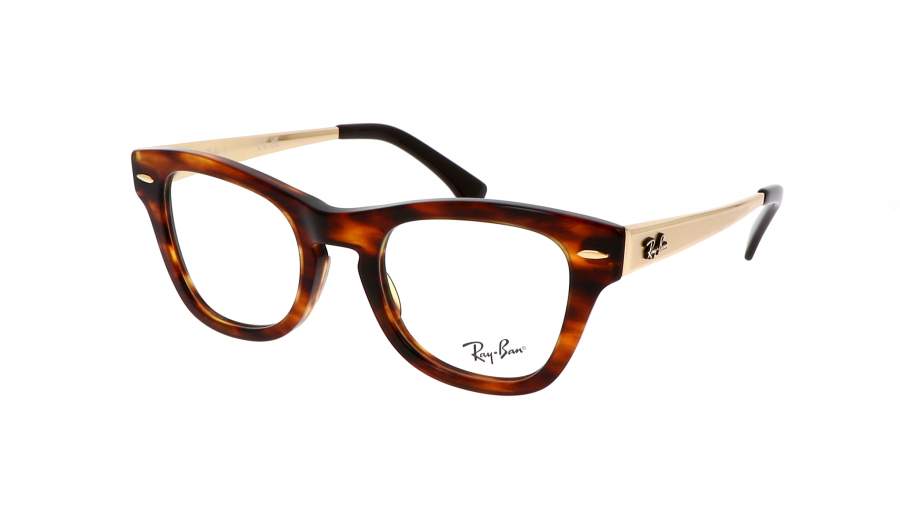Occhiali da vista Ray-Ban RX0707VM RB0707VM 2144 48-21 Striped Havana in stock
