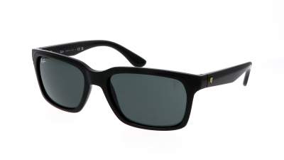 Occhiali da sole Ray-Ban Scuderia Ferrari RB4393M F65071 56-18 Black On Rubber Black in stock
