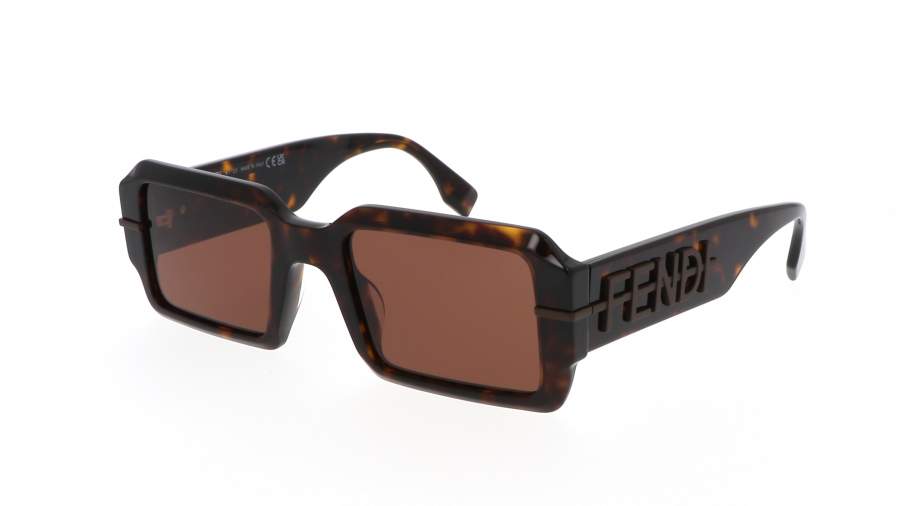 Sunglasses FENDI Fendigraphy FE40073U 52E 52-21 Havana in stock