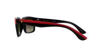 Ray-Ban Scuderia Ferrari RB4393M F601/5J 56-18 Black On Rubber Red