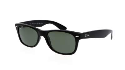 Ray-Ban New Wayfarer Black RB2132 901/58 58-18 Large Polarized