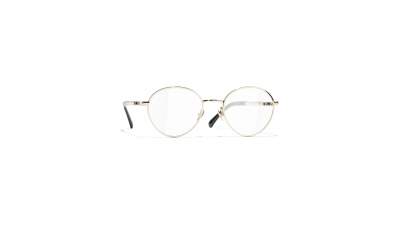 Lunettes de vue CHANEL  CH2211QH C395 51-20 Pale Gold en stock