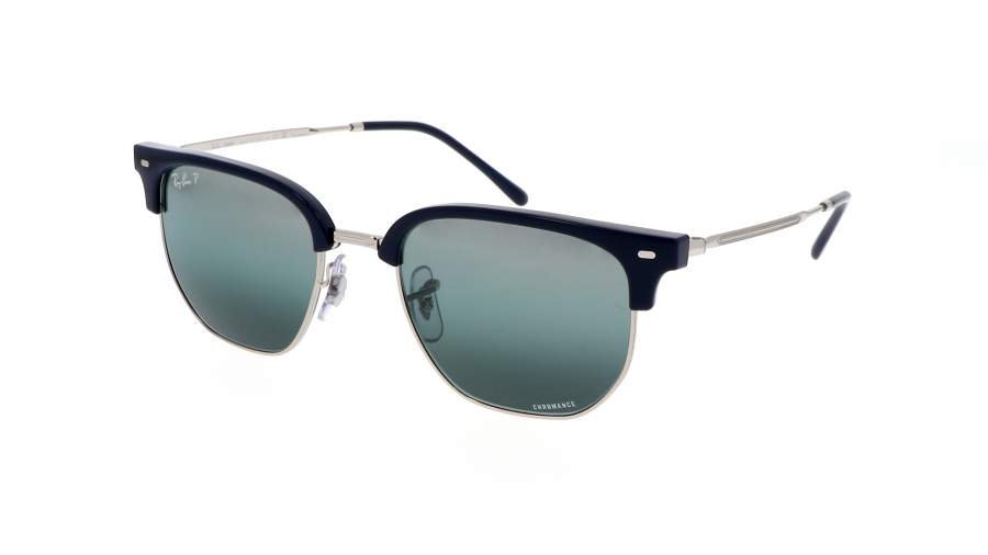 Occhiali da sole Ray-Ban New clubmaster RB4416 6656/G6 51-20 Blue on silver in stock