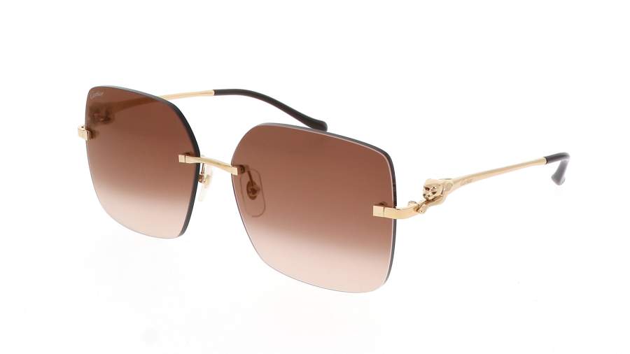 Occhiali da sole Cartier CT0359S 002 60-15 Oro in stock