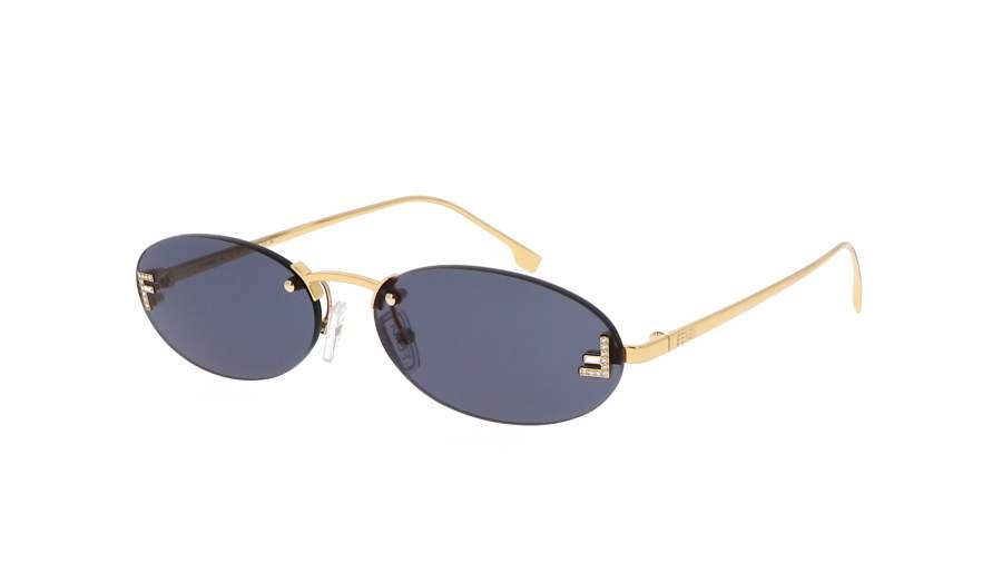 Occhiali da sole FENDI First crystal FE4075US 30V 54-15 Oro in stock