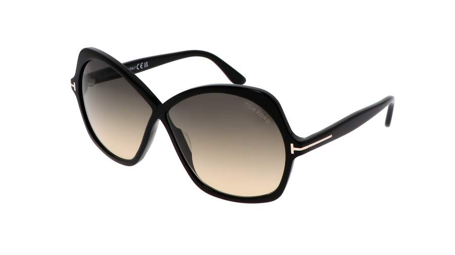 Sonnenbrille Tom Ford Rosemin FT1013/S 01B 64-7 Schwarz auf Lager