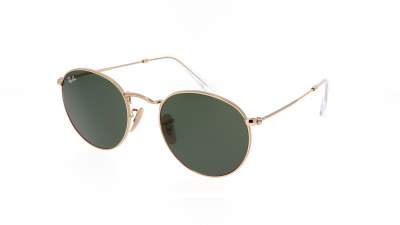Occhiali da sole Ray-Ban Round Metal RB3447 001 47-21 Oro in stock
