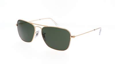 Occhiali da sole Ray-Ban Caravan RB3136 001 55-15 Oro in stock