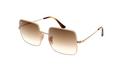 Lunettes de soleil Ray-Ban Square Or RB1971 9147/51 54-19 Medium Dégradés na zalihi