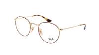 Ray-Ban Round metal Optics RX3447V RB3447V 2945 47-21 Écaille