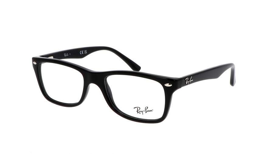 Brille Ray-Ban Schwarz RX5228 RB5228 2000 50-17 Schmal auf Lager