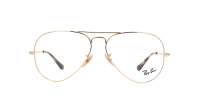 Ray-Ban Aviator optics RX6489 RB6489 2500 55-14 Or