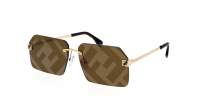 FENDI Fs fendi sky FE40043U 33G 59-13 Gold