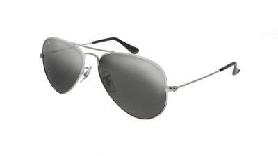 Ray-Ban Aviator Large Metal Silber RB3025 W3275 55-14 Small Verspiegelte Gläser