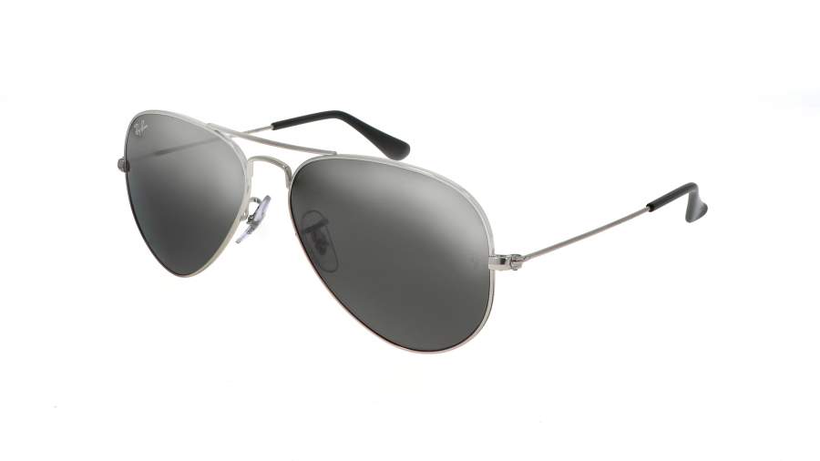 Occhiali da sole Ray-Ban Aviator Large Metal RB3025 W3275 55-14 Argento in stock