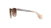 Ray-Ban Erika Transparent RB4171 6514/13 54-18 Mittel Gradient Gläser