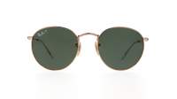 Ray-Ban Round Metal Golden RB3447 001/58 50-21 Medium Polarized
