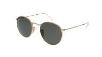 Ray-Ban Round Metal Or Mat RB3447 112/58 50-21 Medium Polarisés