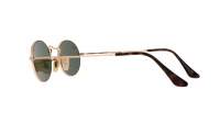 Ray-Ban Oval Flat Lenses Gold G-15 RB3547N 001 51-21 Mittel