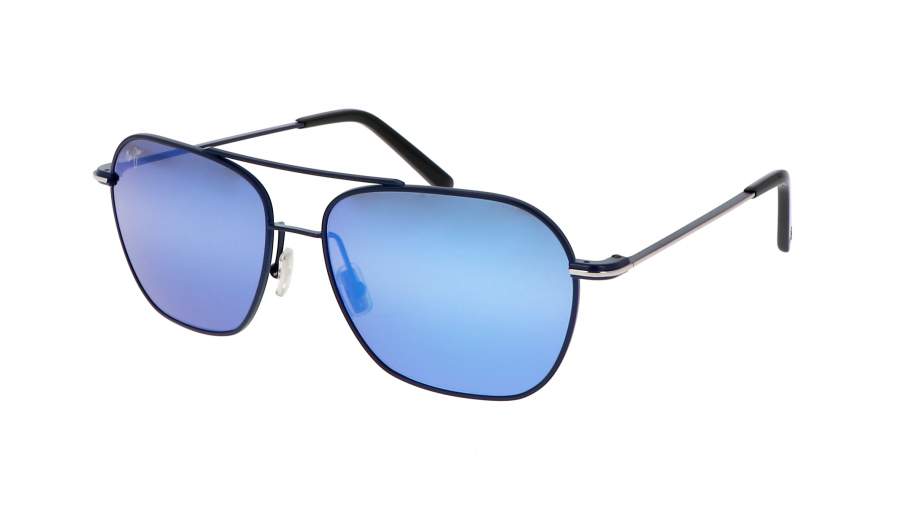 Lunettes de soleil Maui Jim Mano B877-03 57-16 Bleu en stock
