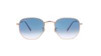 Ray-Ban Hexagonal Flat Lenses RB3548 001/3F 54-21 Oro