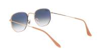 Ray-Ban Hexagonal Flat Lenses RB3548 001/3F 54-21 Oro