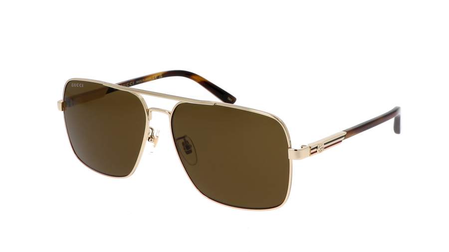 Occhiali da sole Gucci Gucci logo GG1289S 002 62-14 Oro in stock