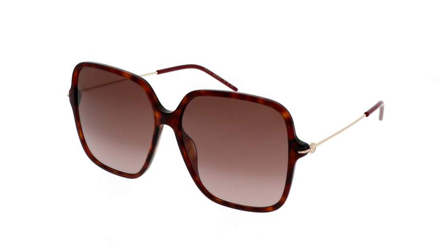 Occhiali da sole Gucci Gucci logo GG1267S 002 60-15 Havane in stock