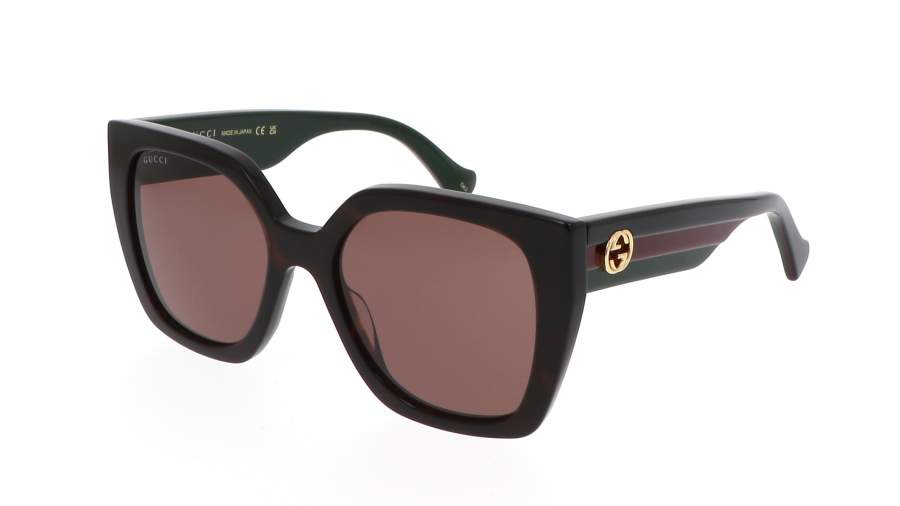 Occhiali da sole Gucci Web GG1300S 002 55-19 Havane in stock
