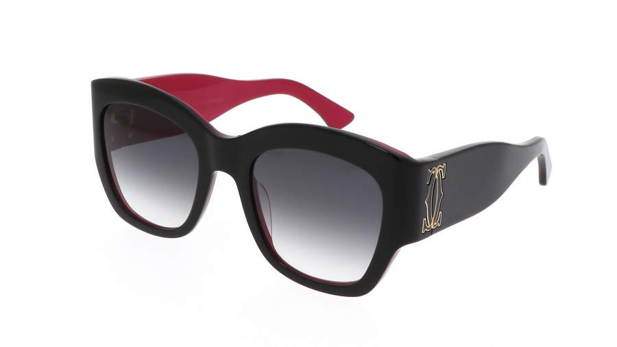 Occhiali da sole Cartier CT0304S 005 52-21 Nero in stock
