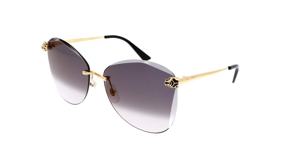 Occhiali da sole Cartier CT0398S 001 62-16 Oro in stock