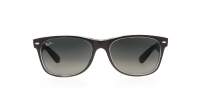 Ray-Ban New Wayfarer Metall Effekt Grau RB2132 6143/71 55-18 Medium Gradient Gläser