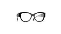 CHANEL CH3445 C760 54-17 Striped Havana