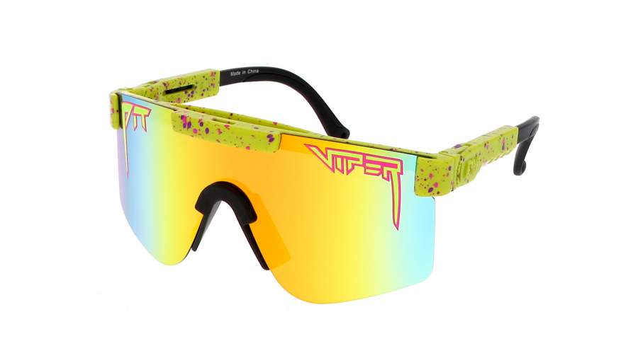 Occhiali da sole Pit Viper Originals ORIGINALS 1993 149-36 Yellow with Pink and Purple Splatter in stock