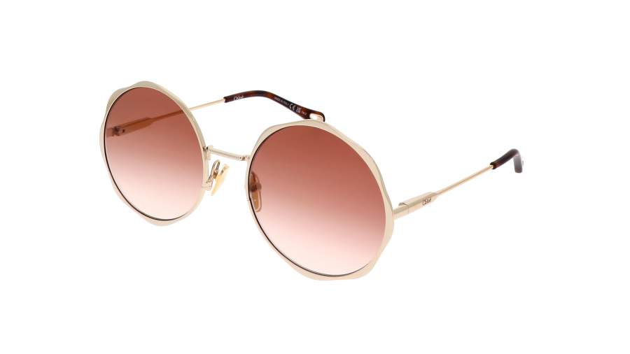 Occhiali da sole Chloé Asian Smart Fitting CH0184S 003 59-21 Oro in stock