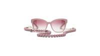 CHANEL CH5487 1721/8H 55-18 Pink