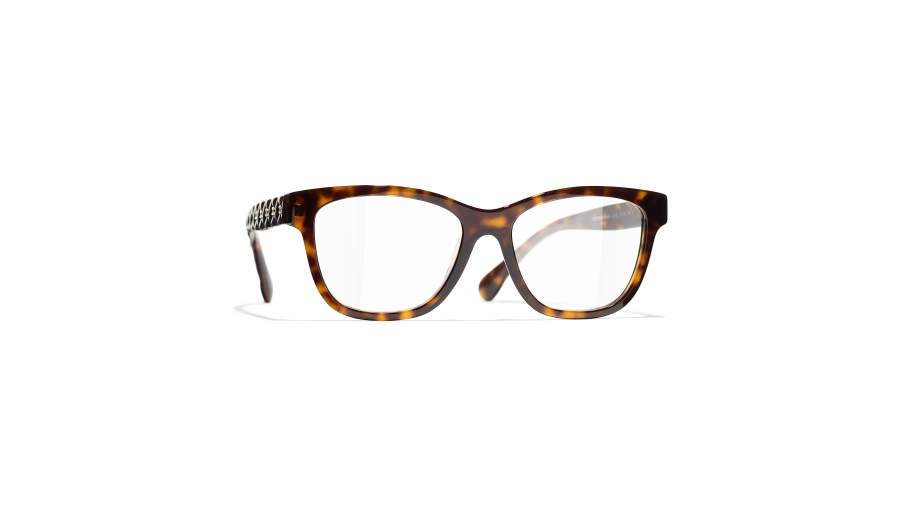 Lunettes de vue CHANEL CH3443 C714 53-16 Dark havana en stock