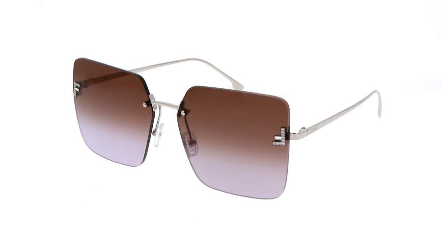 Occhiali da sole FENDI First Crystal FE4082US 16Z 59-15 Argento in stock