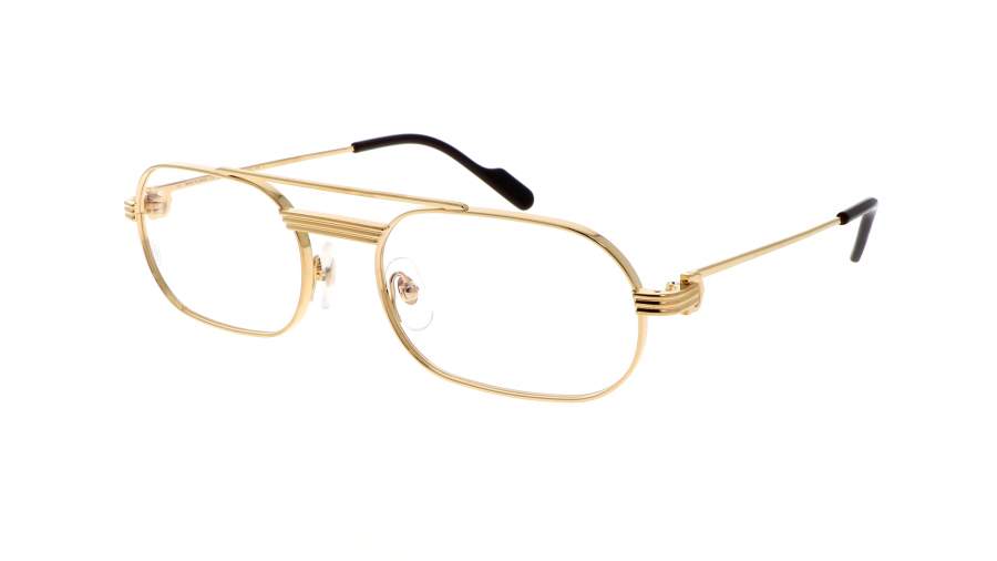 Occhiali da vista Cartier Exception CT0410O 001 57-20 Oro in stock