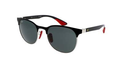 Occhiali da sole Ray-Ban Ferrari RB8327M F06071 53-20 Black on Silver in stock