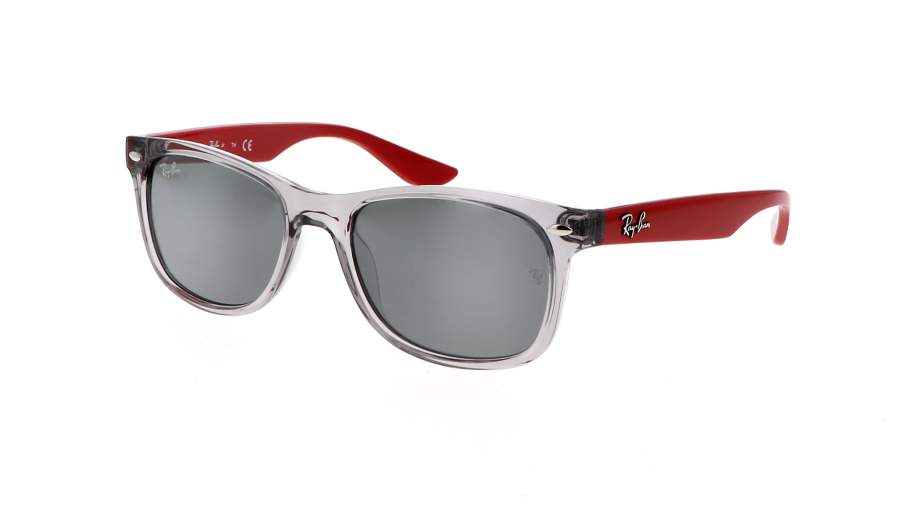 Occhiali da sole Ray-Ban New wayfarer RJ9052S 7063/6G 48-16 Transparent grey in stock