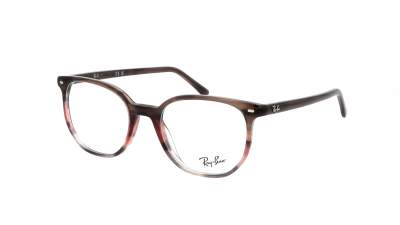Lunettes de vue Ray-Ban Elliot RX5397 RB5397 8251 50-19 Striped Brown Gradient Red en stock